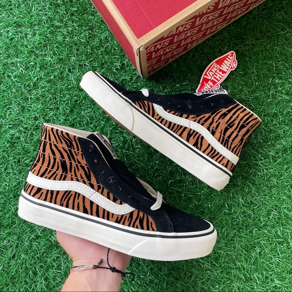 Vans Shoes - Vans Sk8 Hi 38 Decon S Animal Stripes